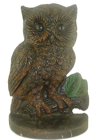 HUBLEY'S SMALL OWL DOORSTOP