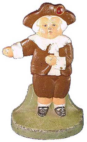 Pilgrim Pointing doorstop