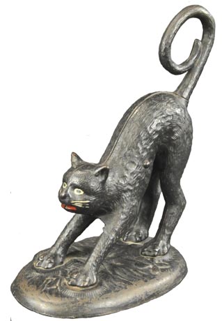 Springing Cat Nine Tail doorstop