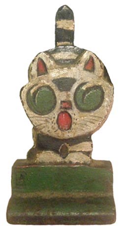 Cat O' Tails doorstop
