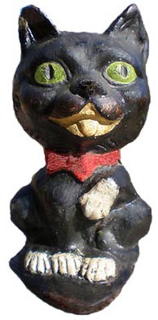 Big Headed Cat doorstop
