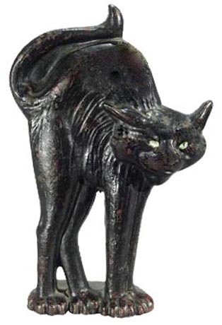 Halloween Cat doorstop