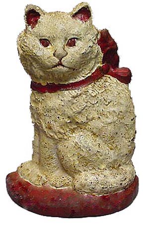 Connecticut's Angoira Cat doorstop