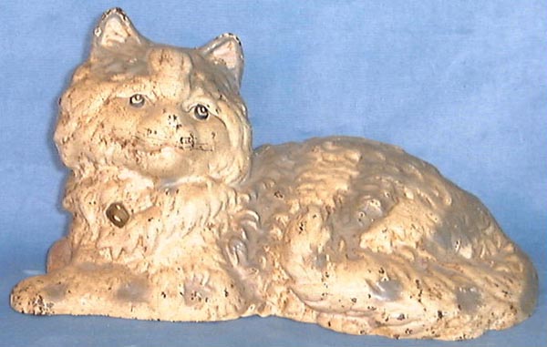 Hubley's Fireside Cat doorstop