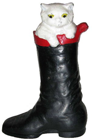 Puss in Boots doorstop