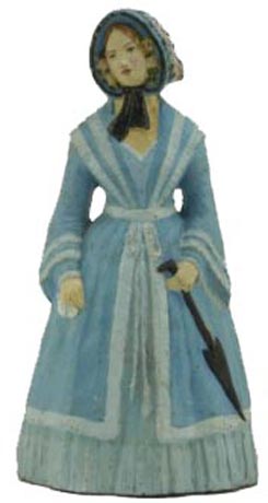 Lady with Parasol doorstop