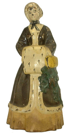 Woman with Muff & Hatbox
