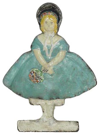 Lady with Crossed Hands doorstop