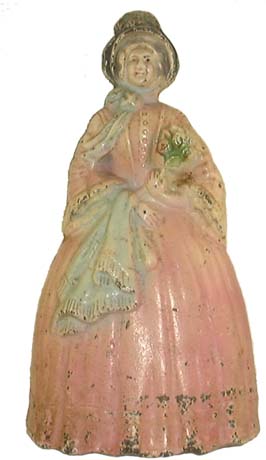 Hubley Colonial Dame doorstop