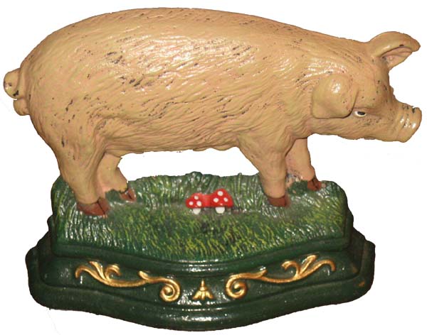 Fake Pig Doorstop