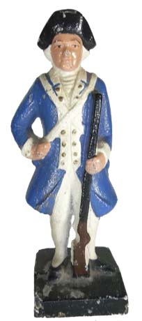 Fake Colonial Soldier Doorstop