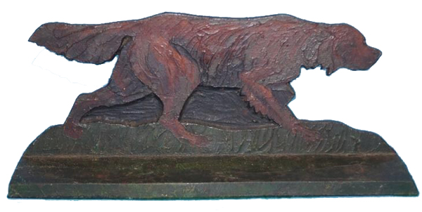 Irish Setter doorstop
