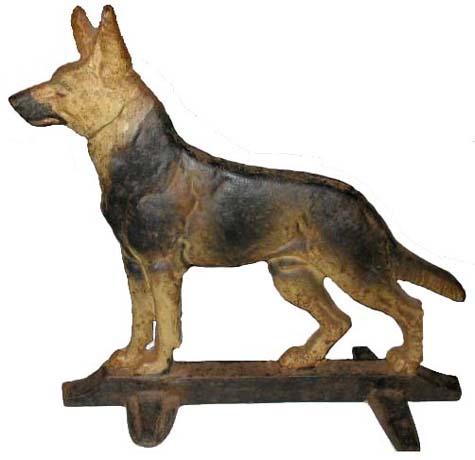 Police Dog doorstop