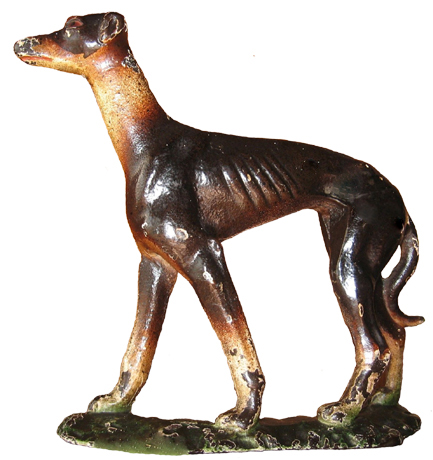 Greyhound doorstop