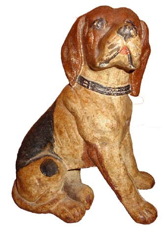 Sitting Beagle doorstop