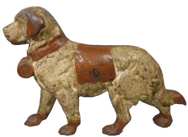 St. Bernard Dog doorstop