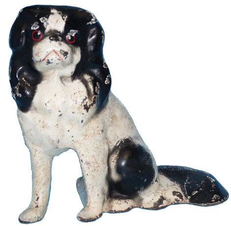 Pekingese doorstop