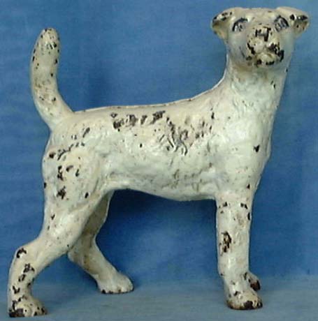 Hubley's Wirehaired Fox Terrier doorstop