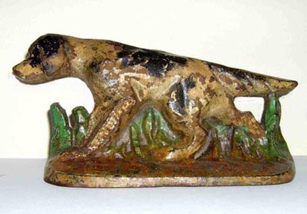 Hubley's Setter in the Grass doorstop