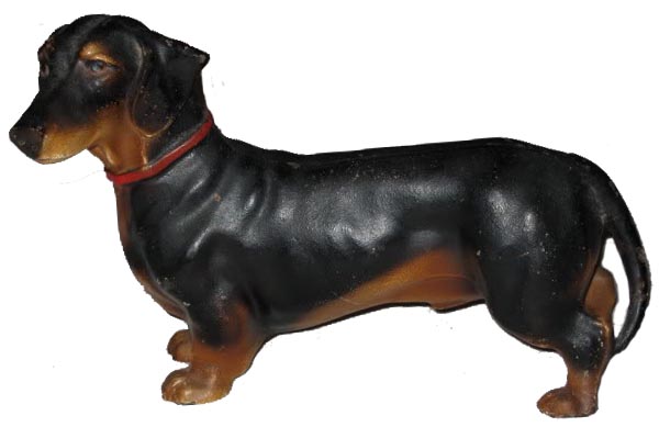 Hubley's Dachshund doorstop