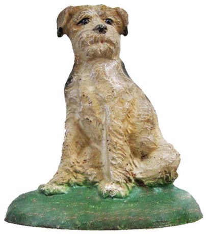 Hubley's Small Fox Terrier doorstop
