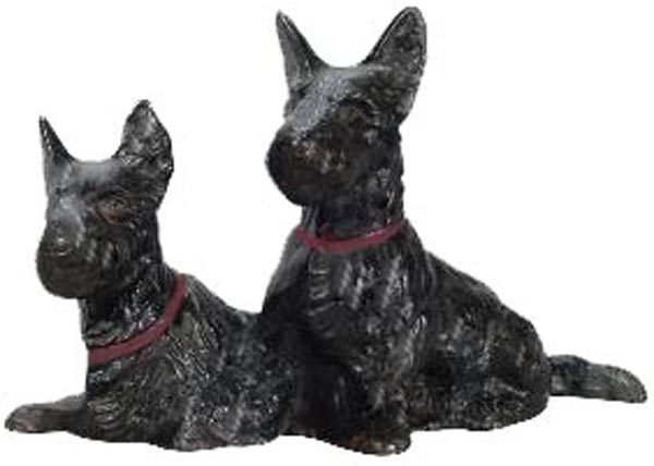 Hubley's Double Scotties doorstop