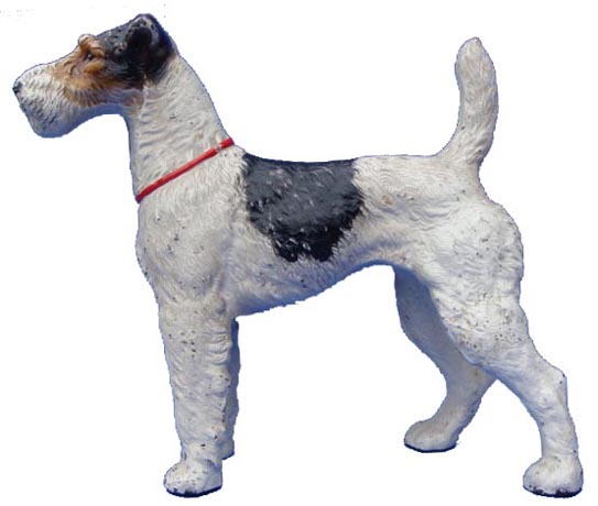 Hubley's Large Wire Haired Terrier doorstop