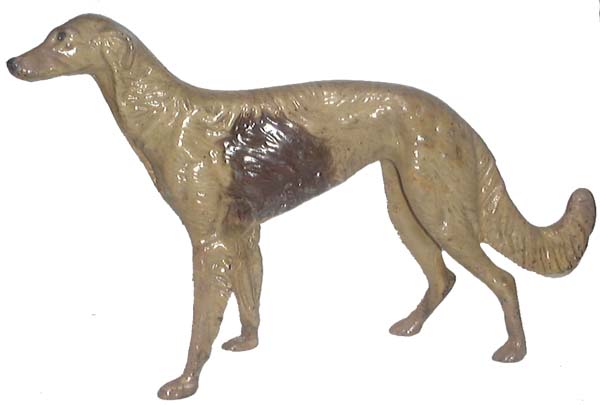 Hubley's Large Russian Wolfhound doorstop