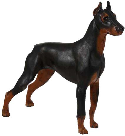 Hubley's Doberman doorstop