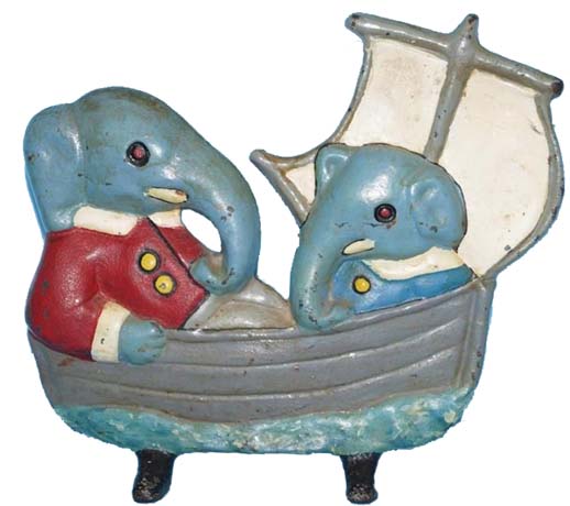 Babar the Elephant doorstop