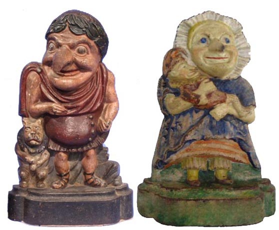 Punch and Judy Cartoon Characters doorstop