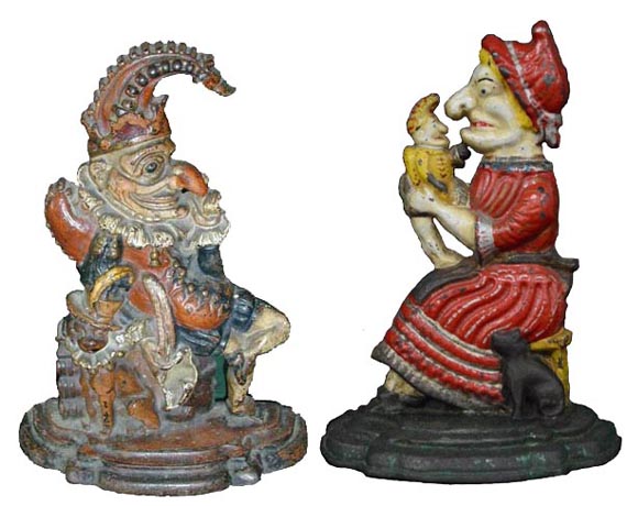 Punch and Judy Cartoon Characters doorstop