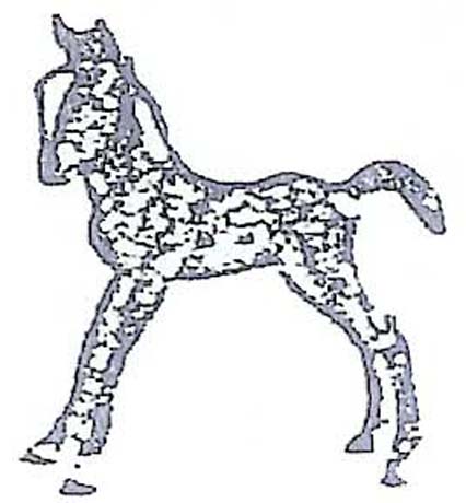 Hubley's Small Colt doorstop