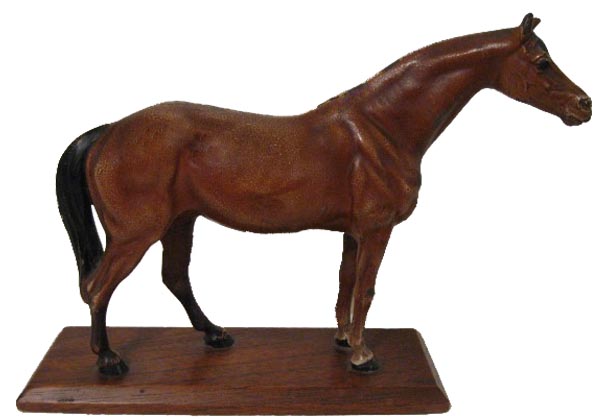 Hubley's Saddle Horse doorstop