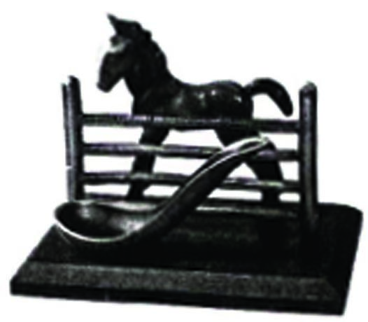 Hubley's Colt Pipe Holder doorstop