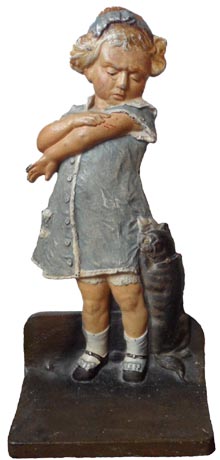 Judd's Cat Scratch Girl doorstop