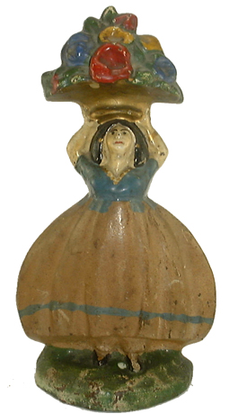 Hubley's Peasant Girl doorstop