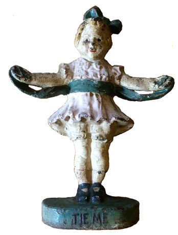 Hubley's Tie Me Girl doorstop
