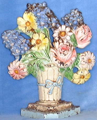Hubley's Delphinium doorstop
