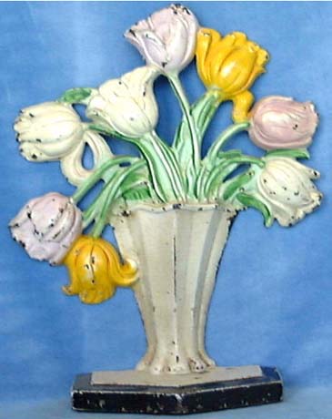 Hubley's Tulip Vase doorstop