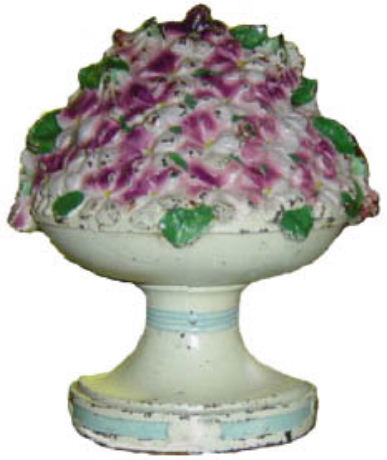 Hubley's Violet Bowl doorstop