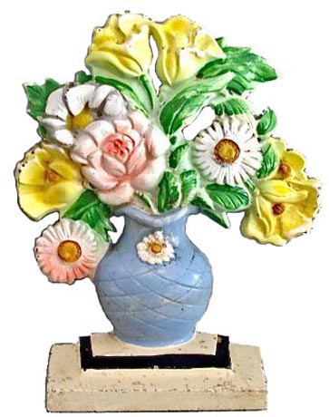 Hubley's Poppies and Daisies doorstop