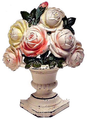 Hubley's Roses doorstop