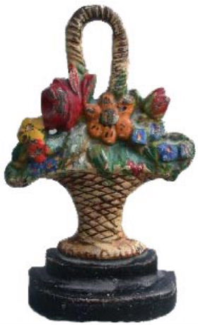 Hubley's #32 Mixed Flowers doorstop