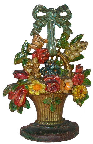 Hubley's Lilies of the Valley doorstop