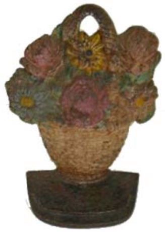 Hubley's #357 Mixed Flowers doorstop