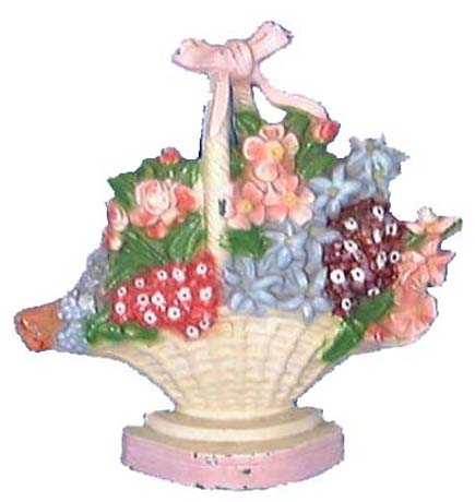 Hubley's Wild Roses doorstop