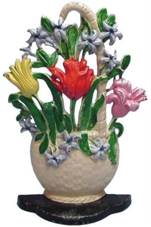 Hubley's Tulips and Hyacinths doorstop