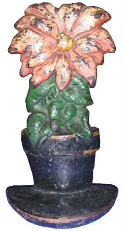 Hubley's Poinsettia doorstop