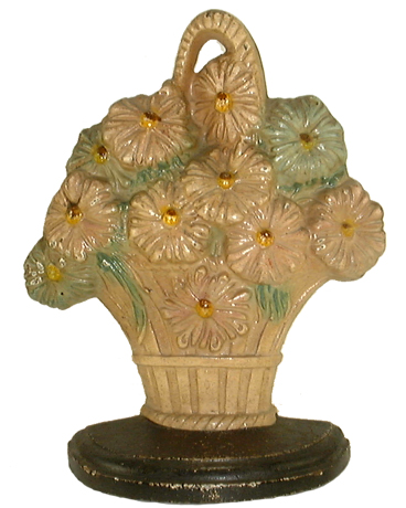 Hubley's Daisy Pot doorstop